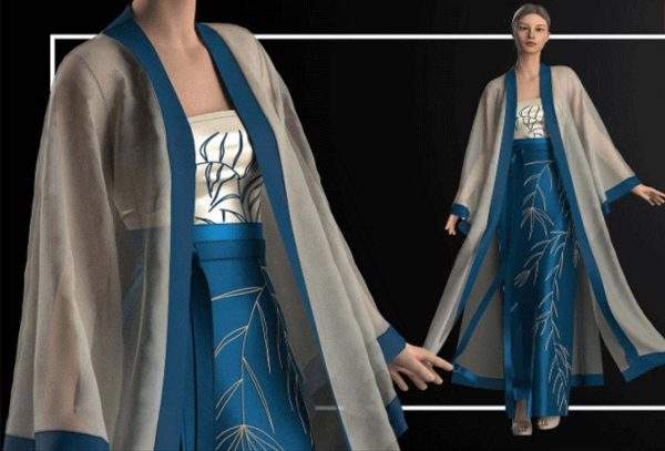 MD640-古风汉服裙装礼服裙子