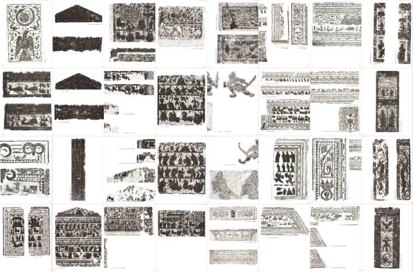 古代汉代画像石画像砖拓片宗祠墓室壁画图片碑石拓本素材1