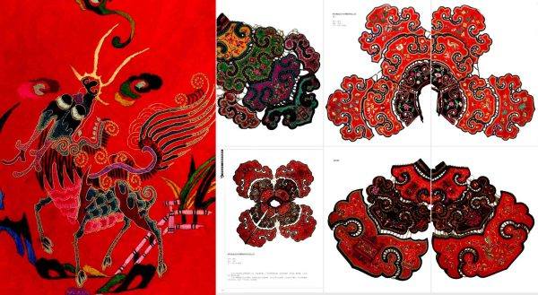 中国古代传统民间服饰云肩肚兜刺绣纹样服饰图案JPG参考资料素材