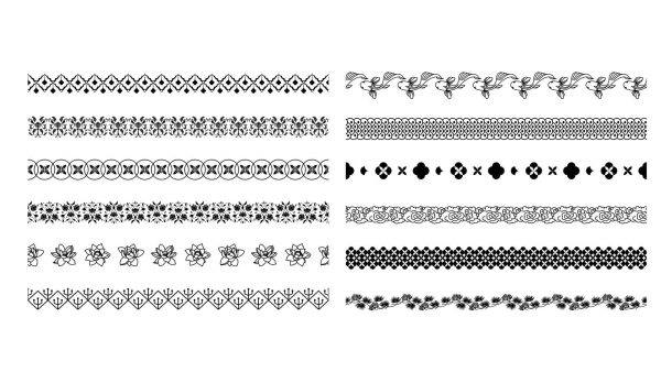 古典中国风矢量无缝背景图案日式简约图形印花纹理纹样设计素材
