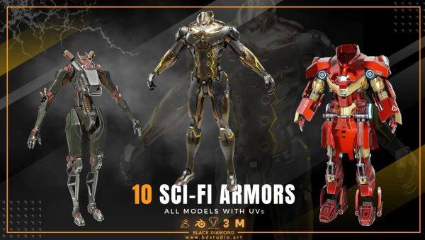 10种科幻装甲模型