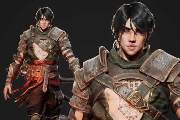 UE英雄东方刺客模型