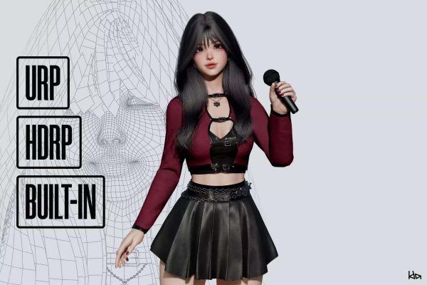 K-POP女孩Mina3D模型