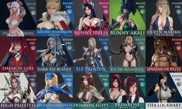 15个游戏角色模型MOD