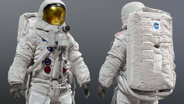 宇航服Moon-APOLLO11-3D模型太空服