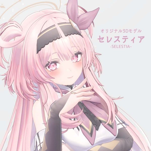 unity动画卡通3D美少女角色模型-克雷斯蒂娜