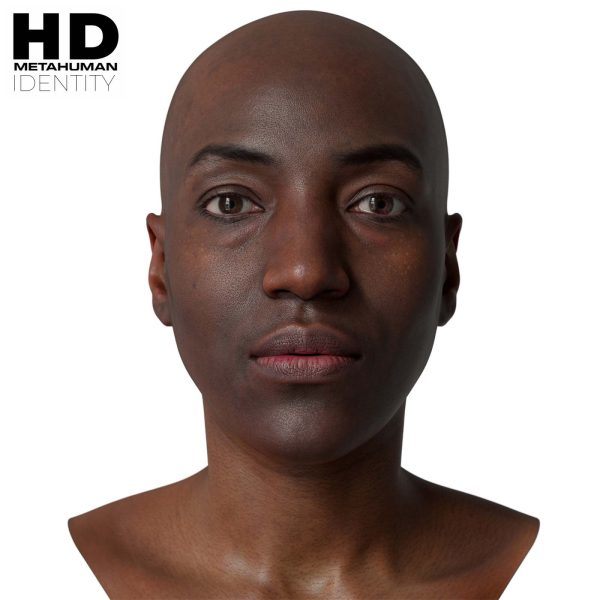 HD Model 15 MetaHuman写实女性头像扫描模型