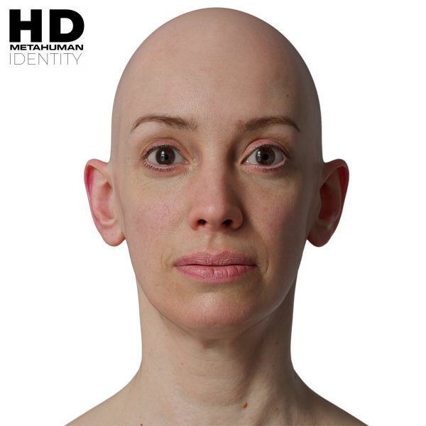 HD Model 18 MetaHuman写实女性头像扫描模型