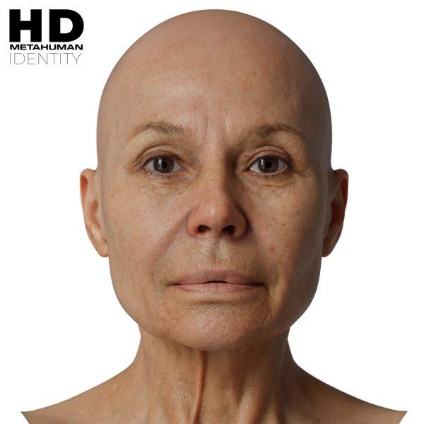 HD Model 21 MetaHuman写实女性头像扫描模型