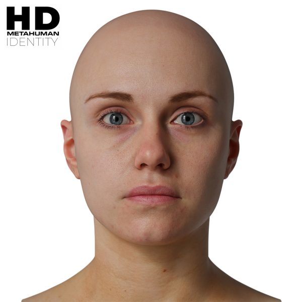 HD Model 23 MetaHuman写实女性头像扫描模型