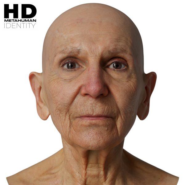 HD Model 24 MetaHuman写实女性头像扫描模型