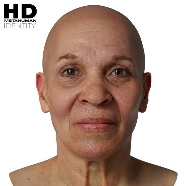HD Model 29 MetaHuman写实女性头像扫描模型