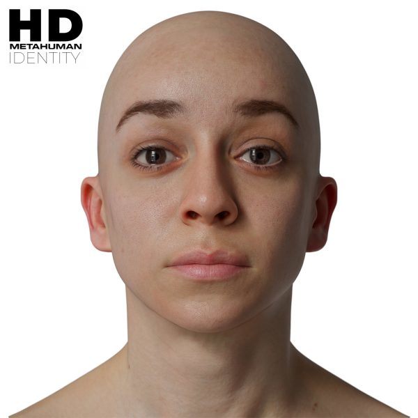 HD Model 32 MetaHuman写实女性头像扫描模型