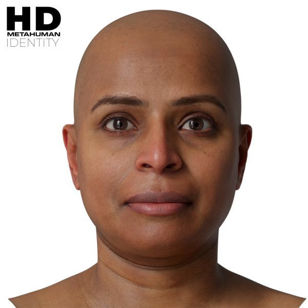 HD Model 34 MetaHuman写实女性头像扫描模型