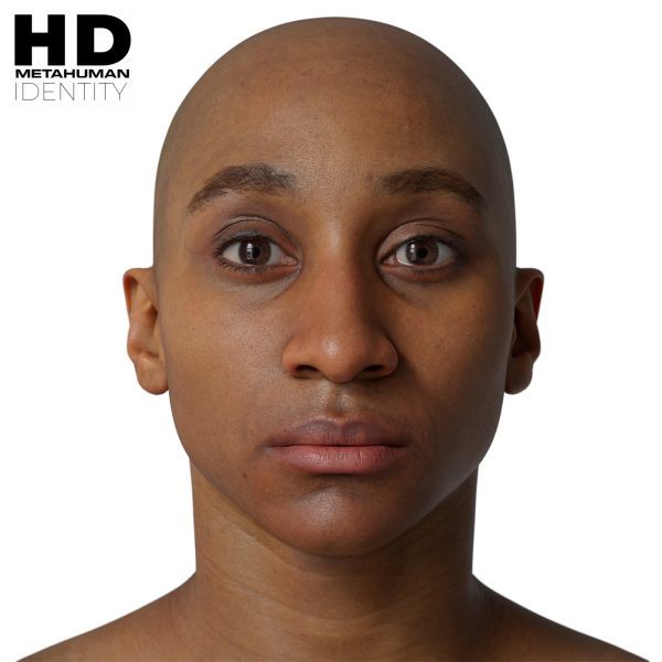 HD Model 37 MetaHuman写实女性头像扫描模型