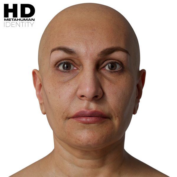 HD Model 40 MetaHuman写实女性头像扫描模型