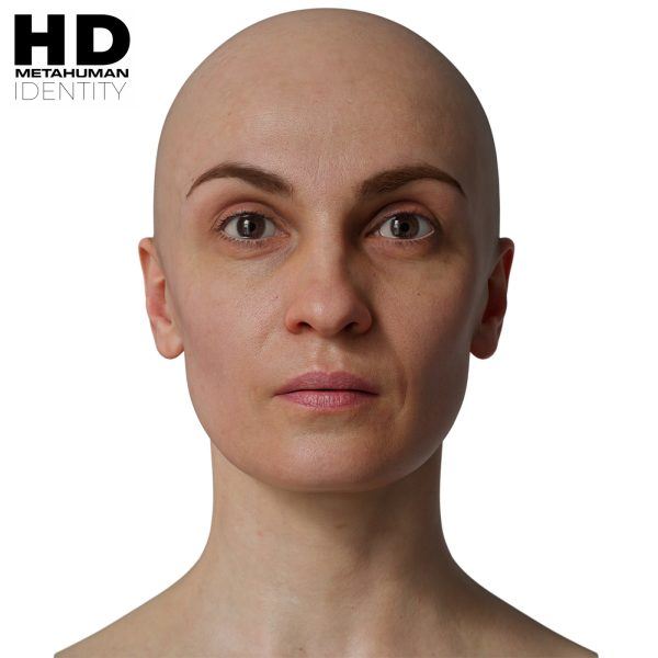 HD Model 44 MetaHuman写实女性头像扫描模型