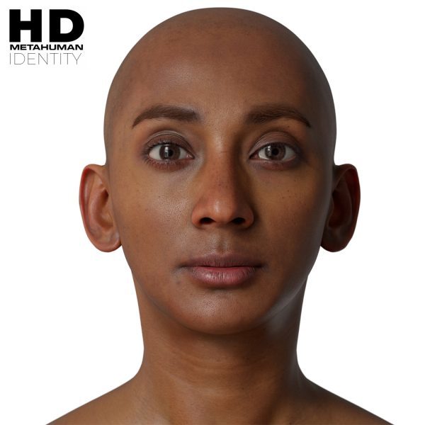HD Model 46 MetaHuman写实女性头像扫描模型