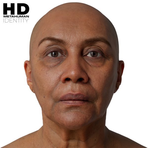 HD Model 48 MetaHuman写实女性头像扫描模型