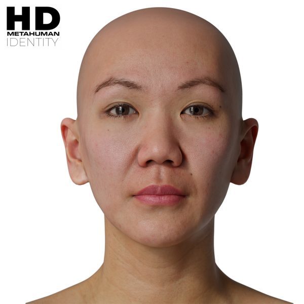 HD Model 49 MetaHuman写实女性头像扫描模型