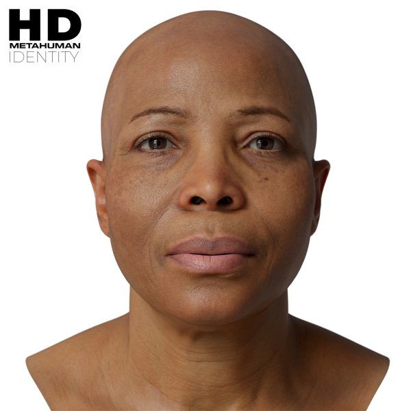 HD Model 53 MetaHuman写实女性头像扫描模型