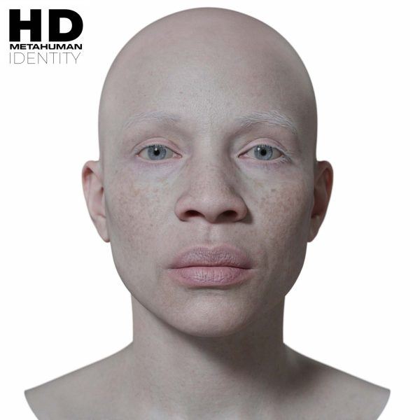 HD Model 55 MetaHuman写实女性头像扫描模型