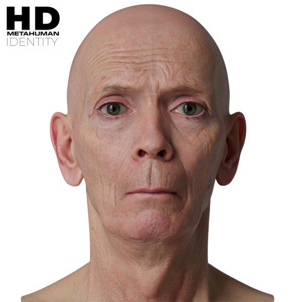 HD Model 18 MetaHuman写实男性头像扫描模型