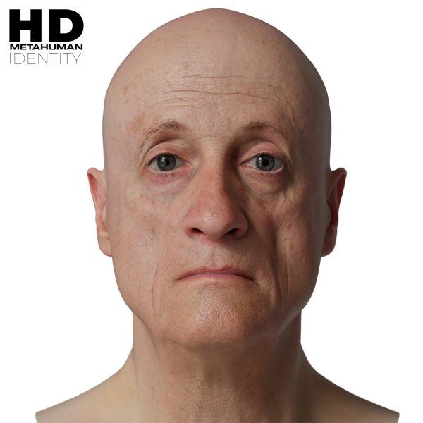 HD Model 20 MetaHuman写实男性头像扫描模型
