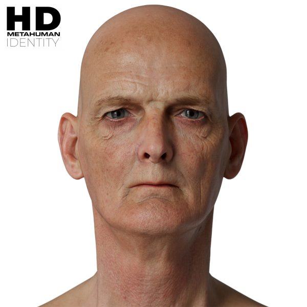 HD Model 22 MetaHuman写实男性头像扫描模型