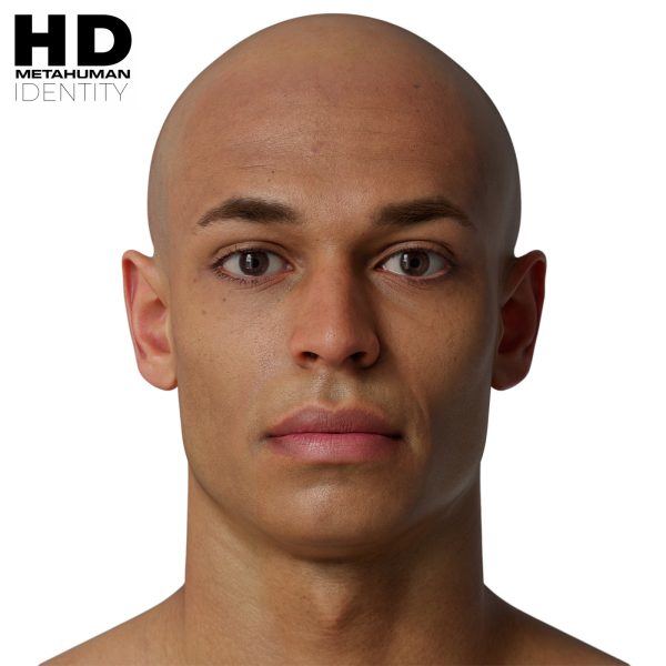 HD Model 23 MetaHuman写实男性头像扫描模型