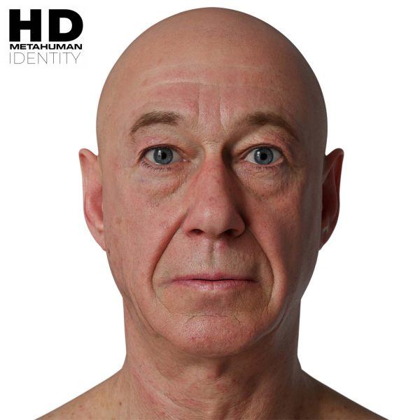 HD Model 28 MetaHuman写实男性头像扫描模型