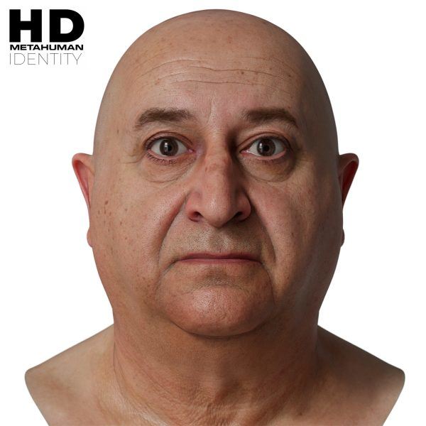 HD Model 29 MetaHuman写实男性头像扫描模型