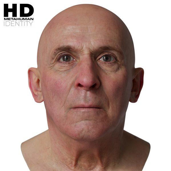 HD Model 30 MetaHuman写实男性头像扫描模型
