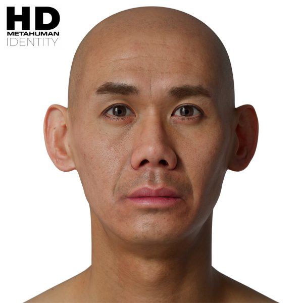 HD Model 31 MetaHuman写实男性头像扫描模型