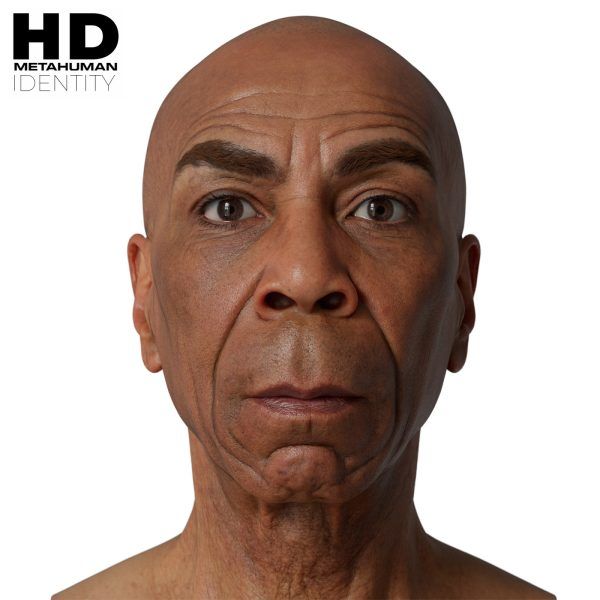 HD Model 36 MetaHuman写实男性头像扫描模型