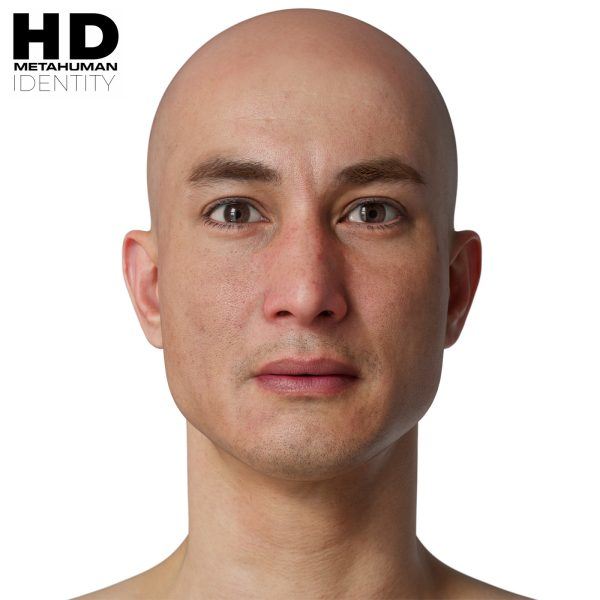 HD Model 38 MetaHuman写实男性头像扫描模型