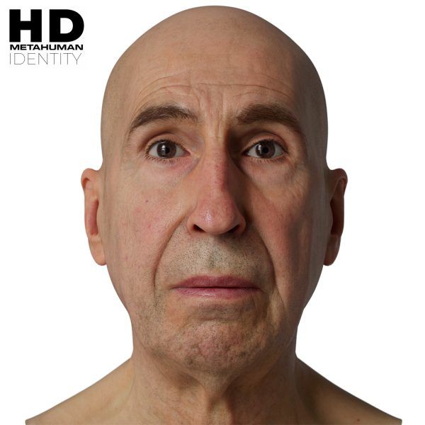 HD Model 41 MetaHuman写实男性头像扫描模型