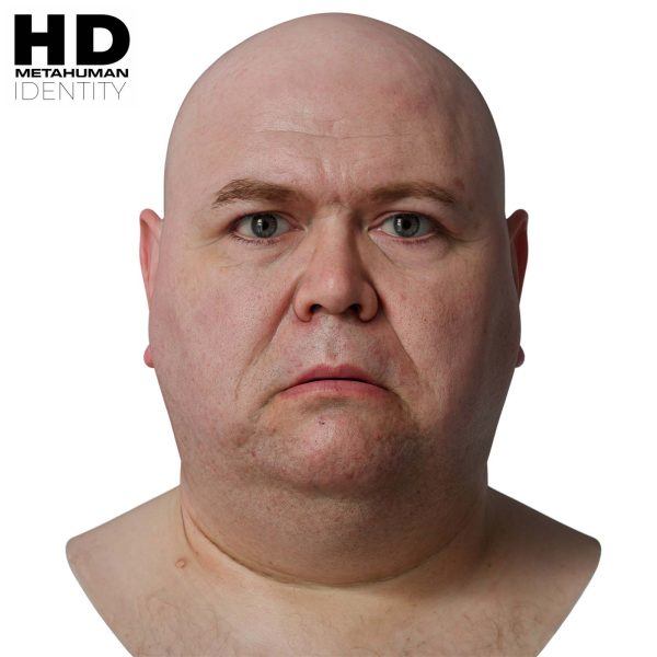 HD Model 46 MetaHuman写实男性头像扫描模型