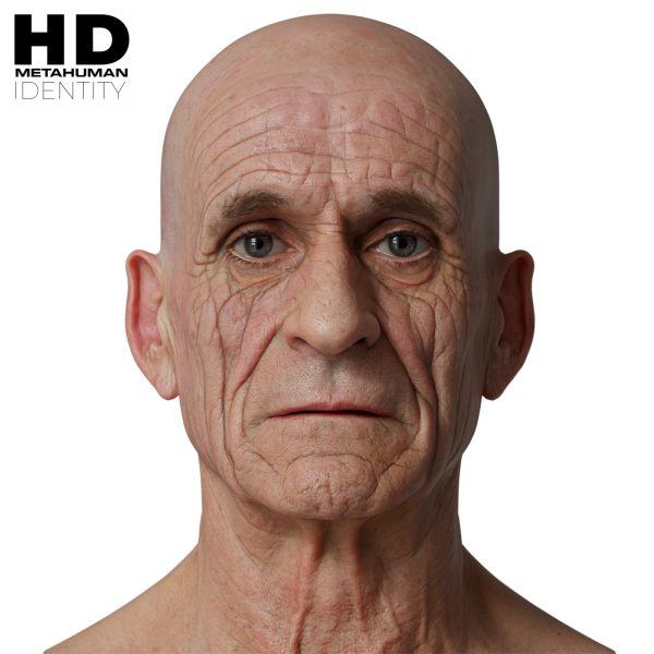 HD Model 49 MetaHuman写实男性头像扫描模型
