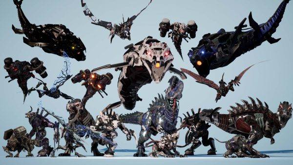 UE科幻机械动物恐龙野兽模型包