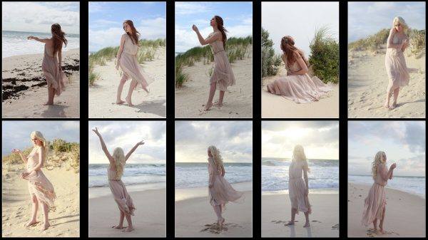 120+长裙连衣裙女性服装动作参考图