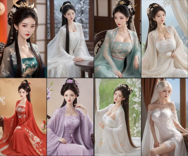古装汉服动漫艺术绘画参考