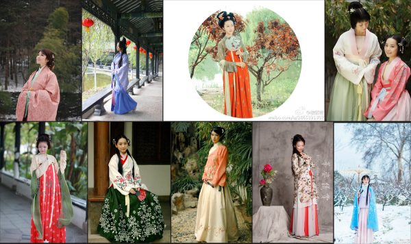 中国汉服合集绘画参考素材