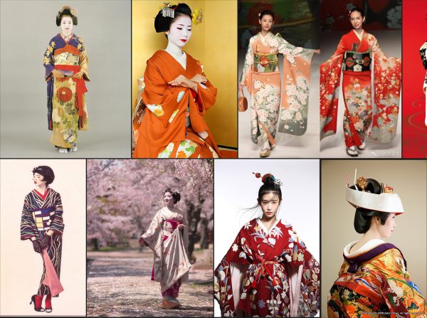 和服日系风服饰动漫参考素材