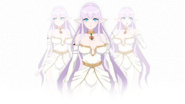 二次元精灵女神-低多边形3d模型