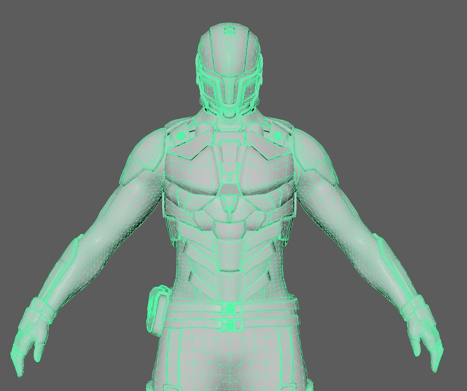 如何快速删除模型的三角面，或者把三边面模型转换为四边面插图