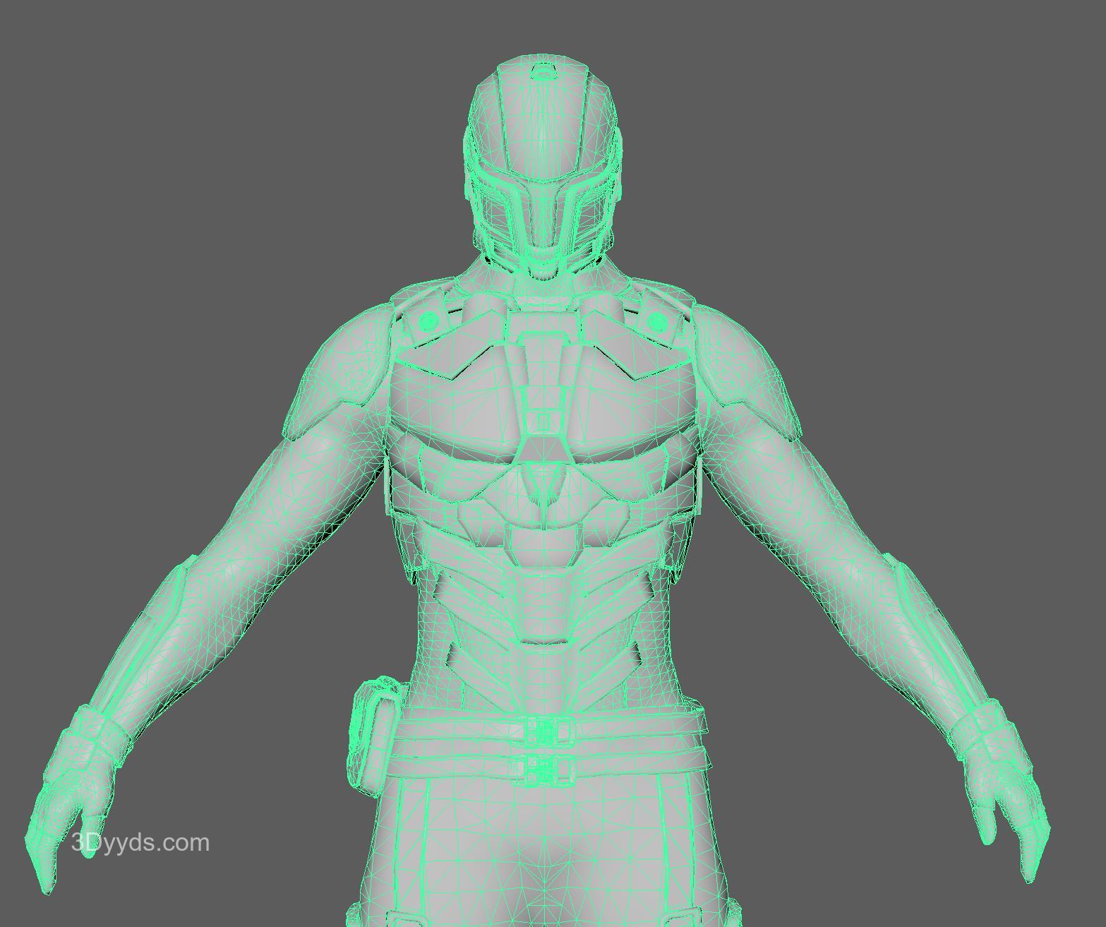 如何快速删除模型的三角面,或者把三边面模型转换为四边面插图 如何快速删除模型的三角面,或者把三边面模型转换为四边面插图